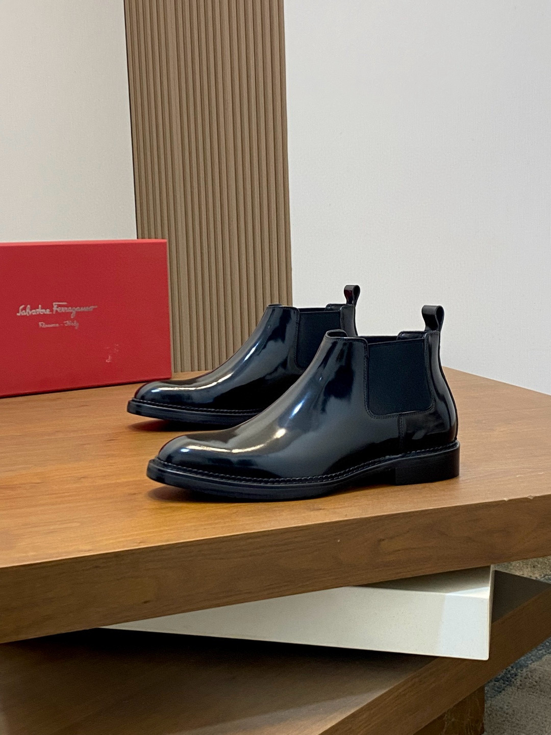 살바토레 페라가모 Salvatore Ferragamo Mocassin 앵클 부츠