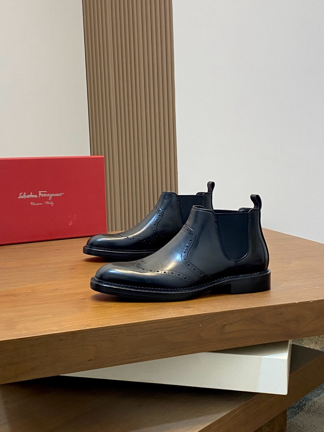 살바토레 페라가모 Salvatore Ferragamo Mocassin 앵클 부츠