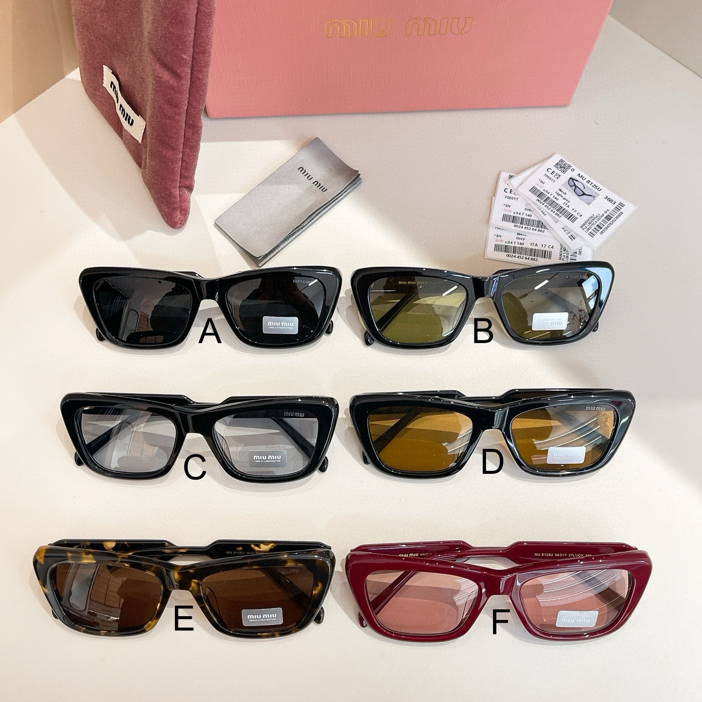 미우 미우 MIU MIU MU B12S 56口17-140