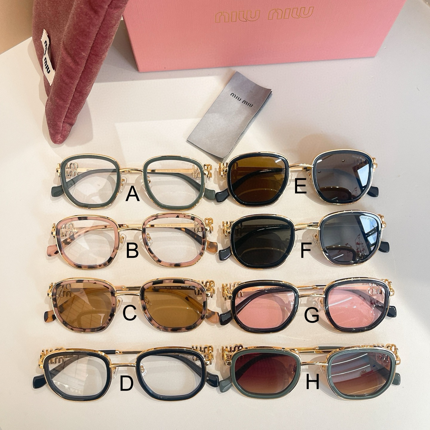 미우 미우 MIU MIU SMU B22S 50口22-145