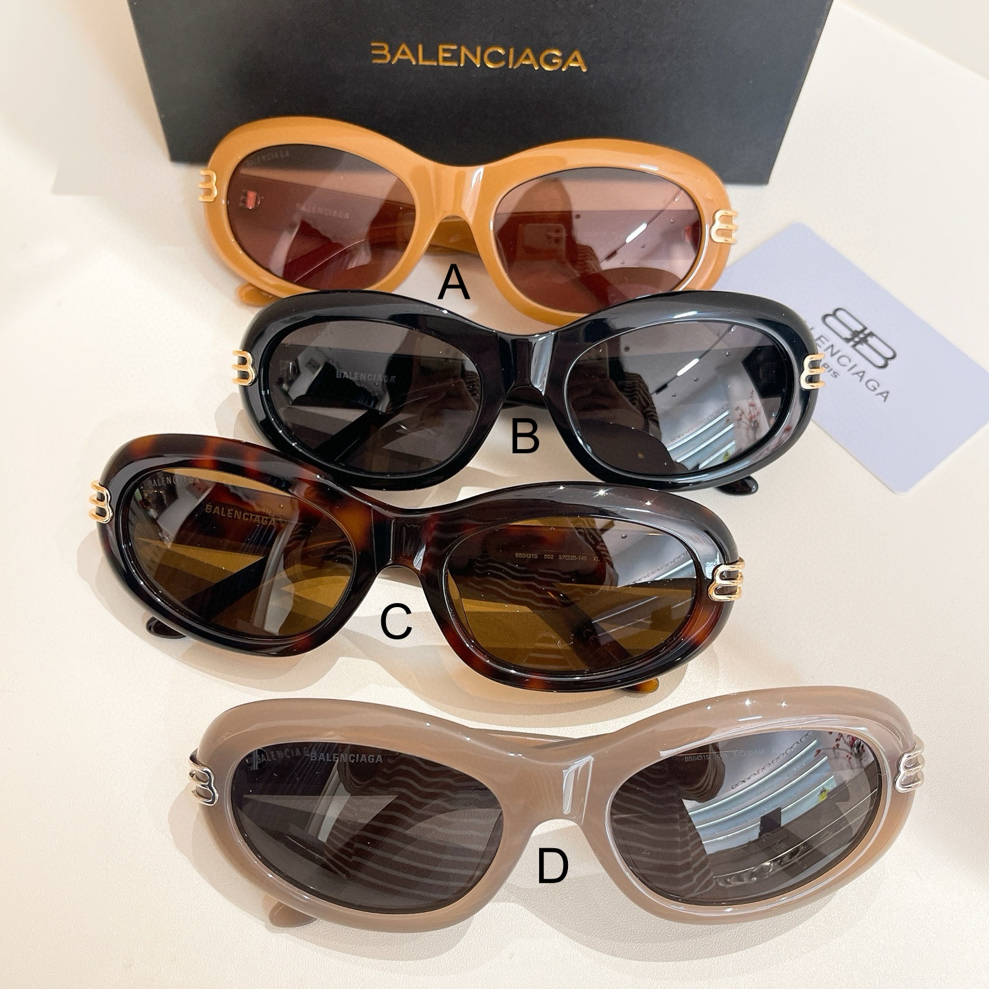 발렌시아가 Balenciaga BB0431S 57口20-140