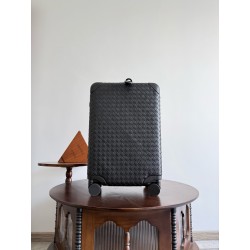 보테가베네타 Bottega Veneta 851376  Odyssey Intrecciato Cabin Suitcase Black 55cm