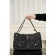 샤넬 Chanel 25k AS5740 Hobo Shopping Bag Black 38cm