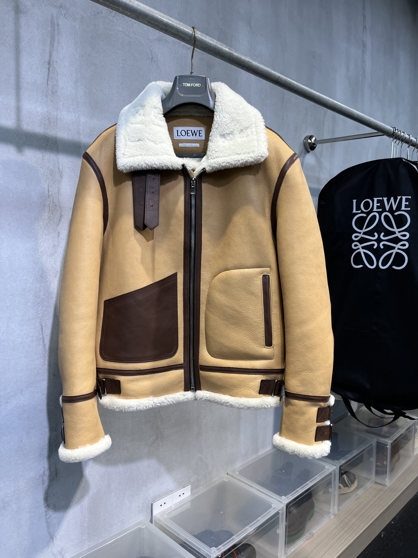 로에베 LOEWE 레더 재킷