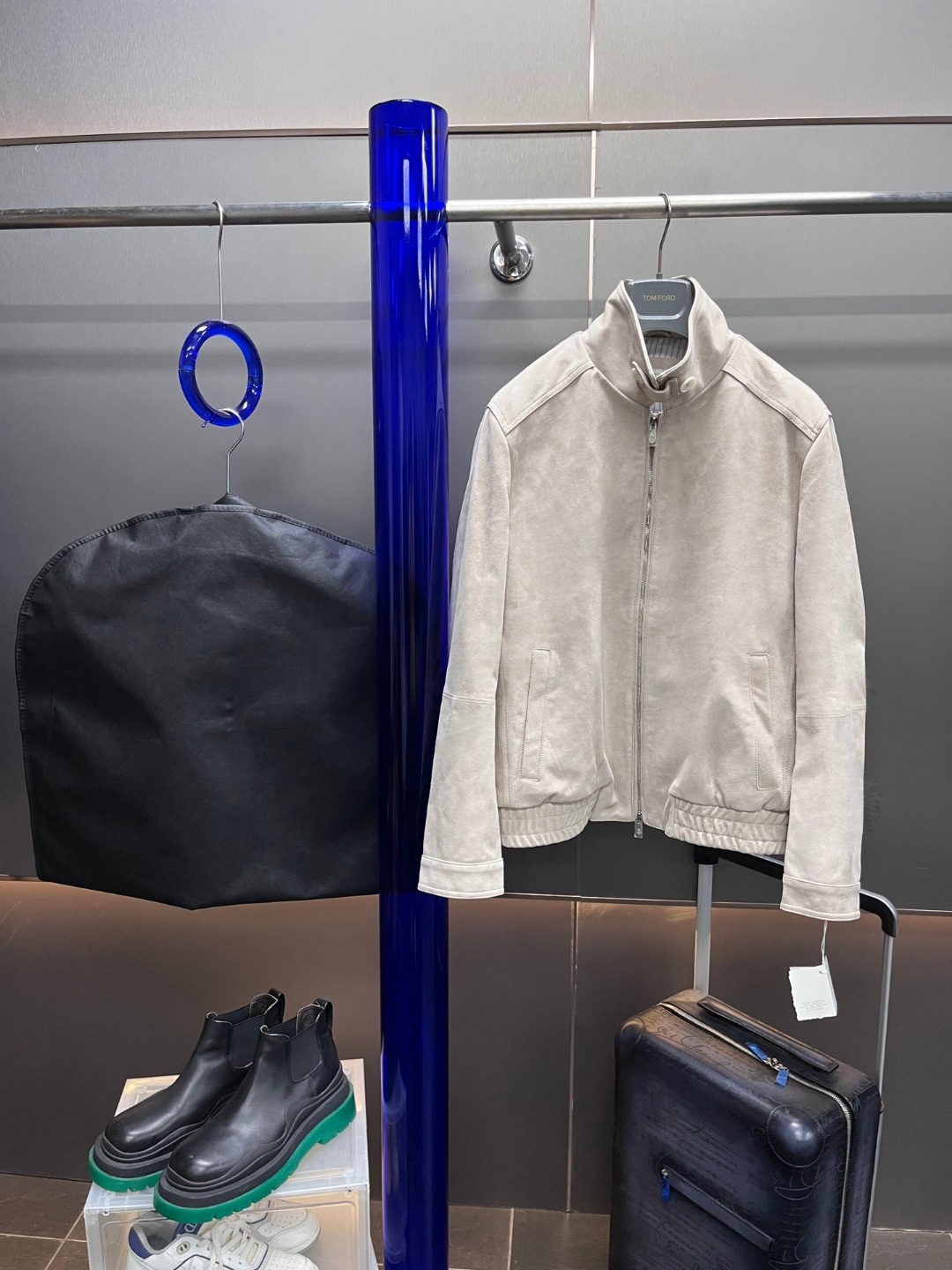 브루넬로 쿠치넬리 Brunello Cucineli 레더 재킷