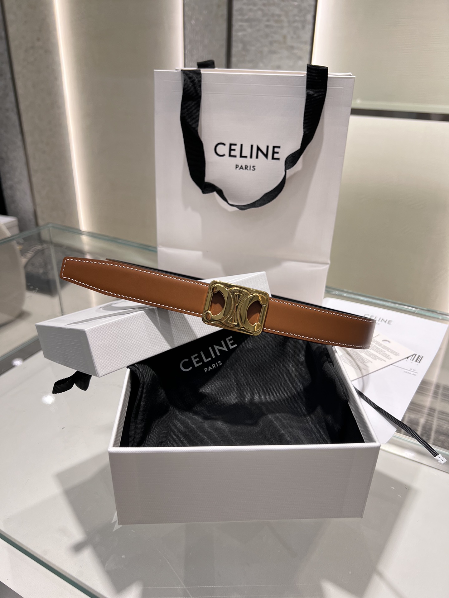 셀린느 CELINE 벨트 25mm