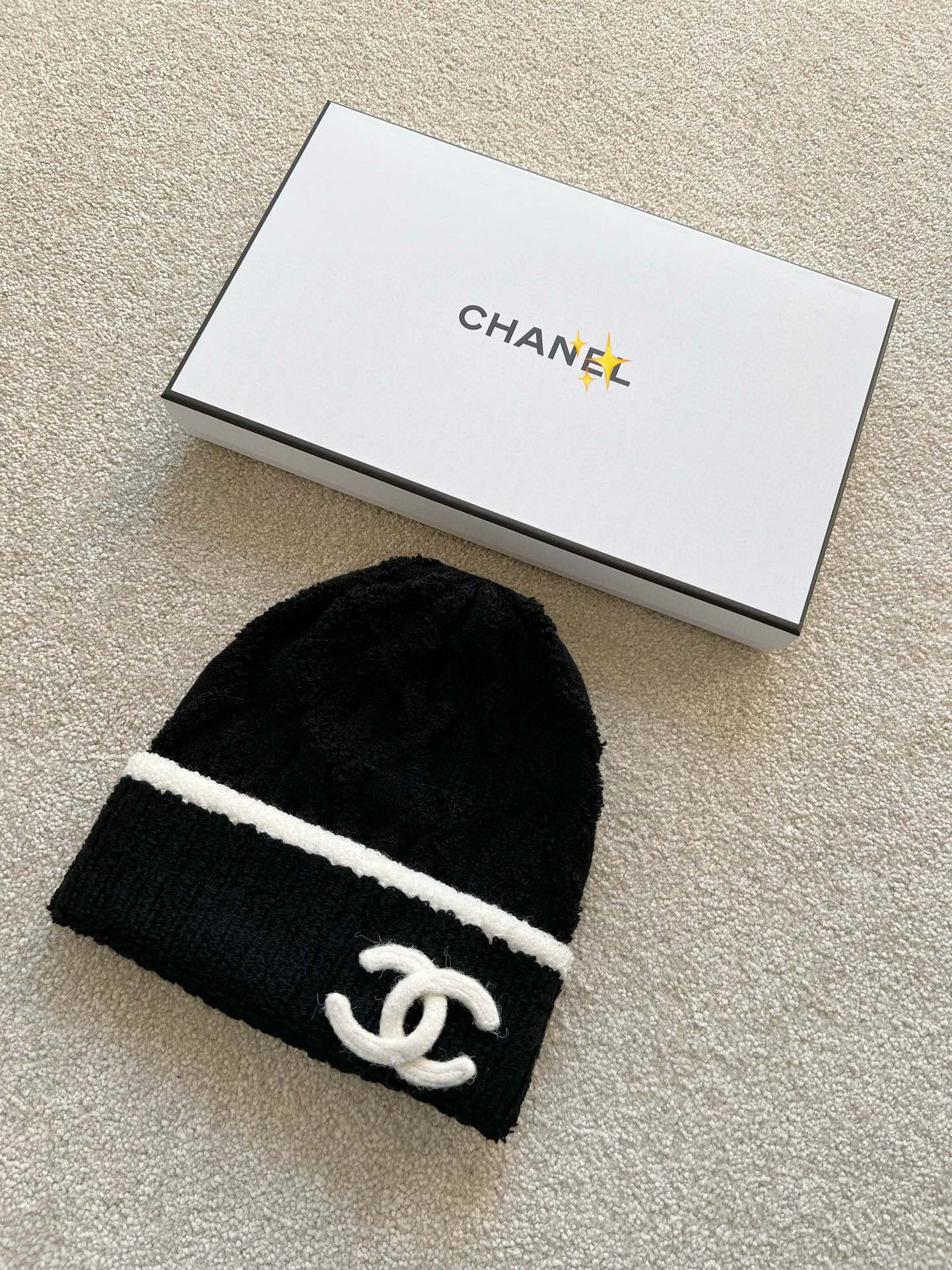 샤넬 CHANEL 모자 Black