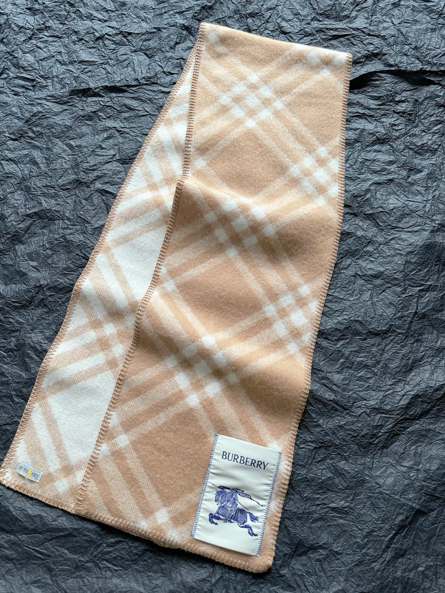 버버리 Burberry 캐시미어 머플러 Khaki