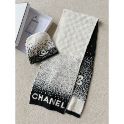 샤넬 CHANEL CocoNeige 머플러+모자