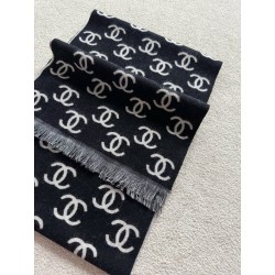샤넬 CHANEL 머플러 Black