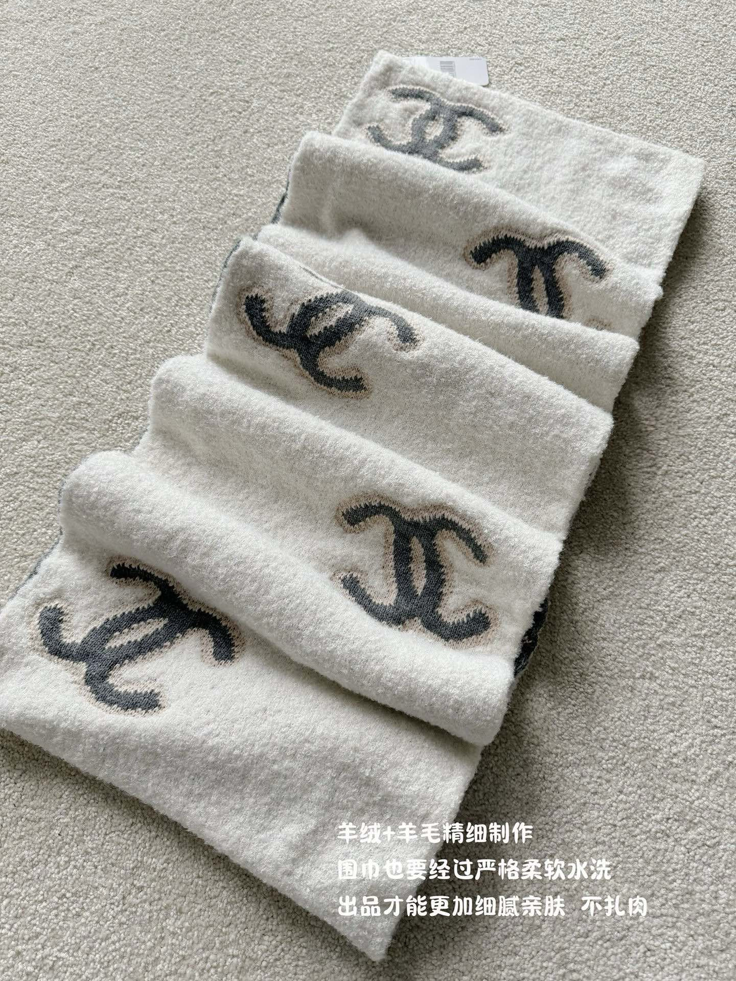 샤넬 CHANEL 머플러 Grey