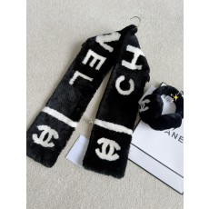 샤넬 CHANEL 머플러 Black