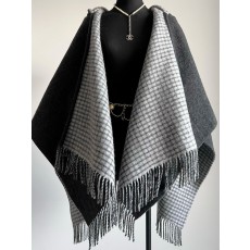 펜디 Fendi 숄 망토 Black&grey