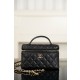 샤넬 Chanel 26c Long Vanity with chain Black 19.5cm