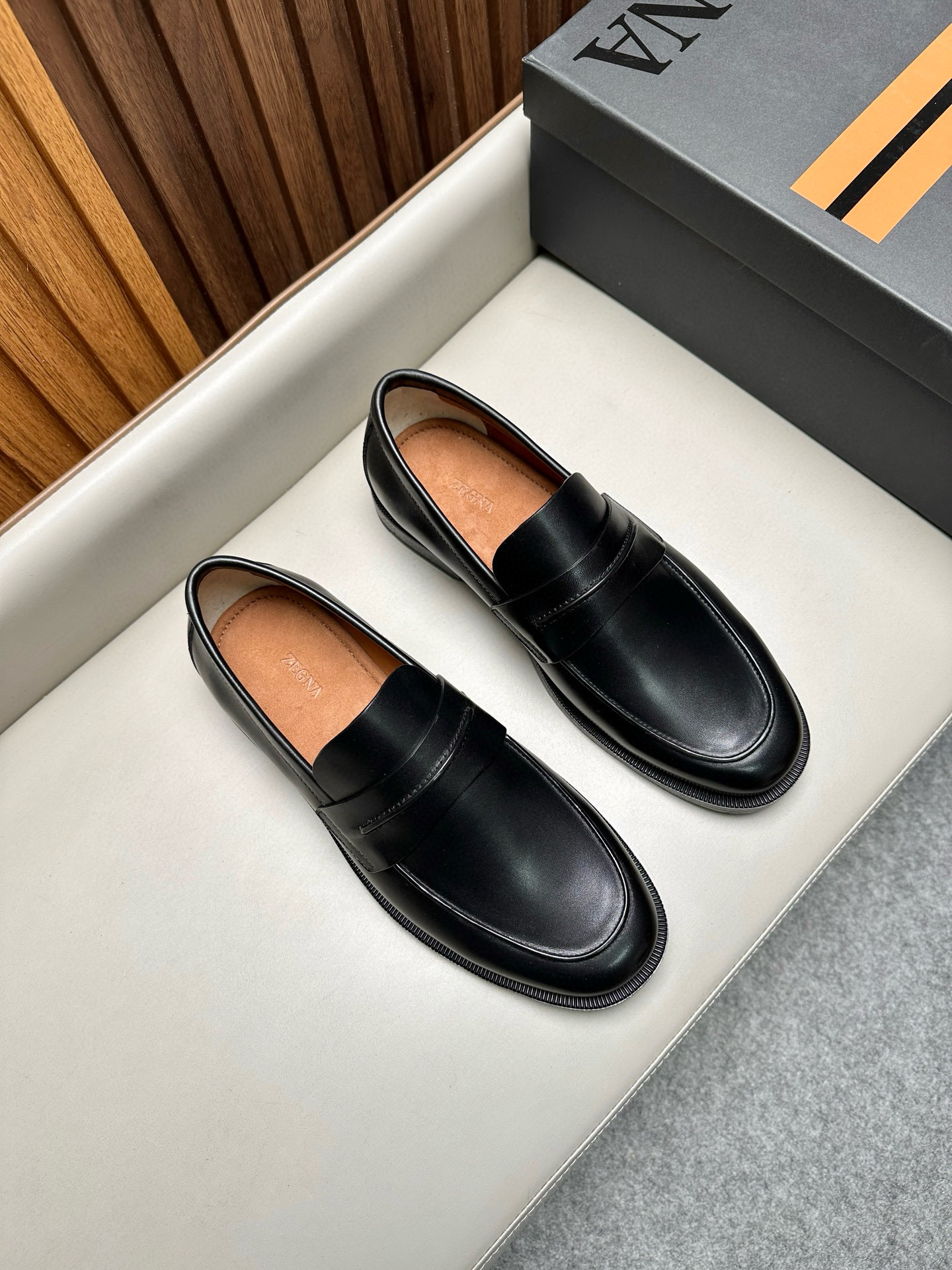 제냐 Zegna Mocassin Corson 로퍼 슈즈