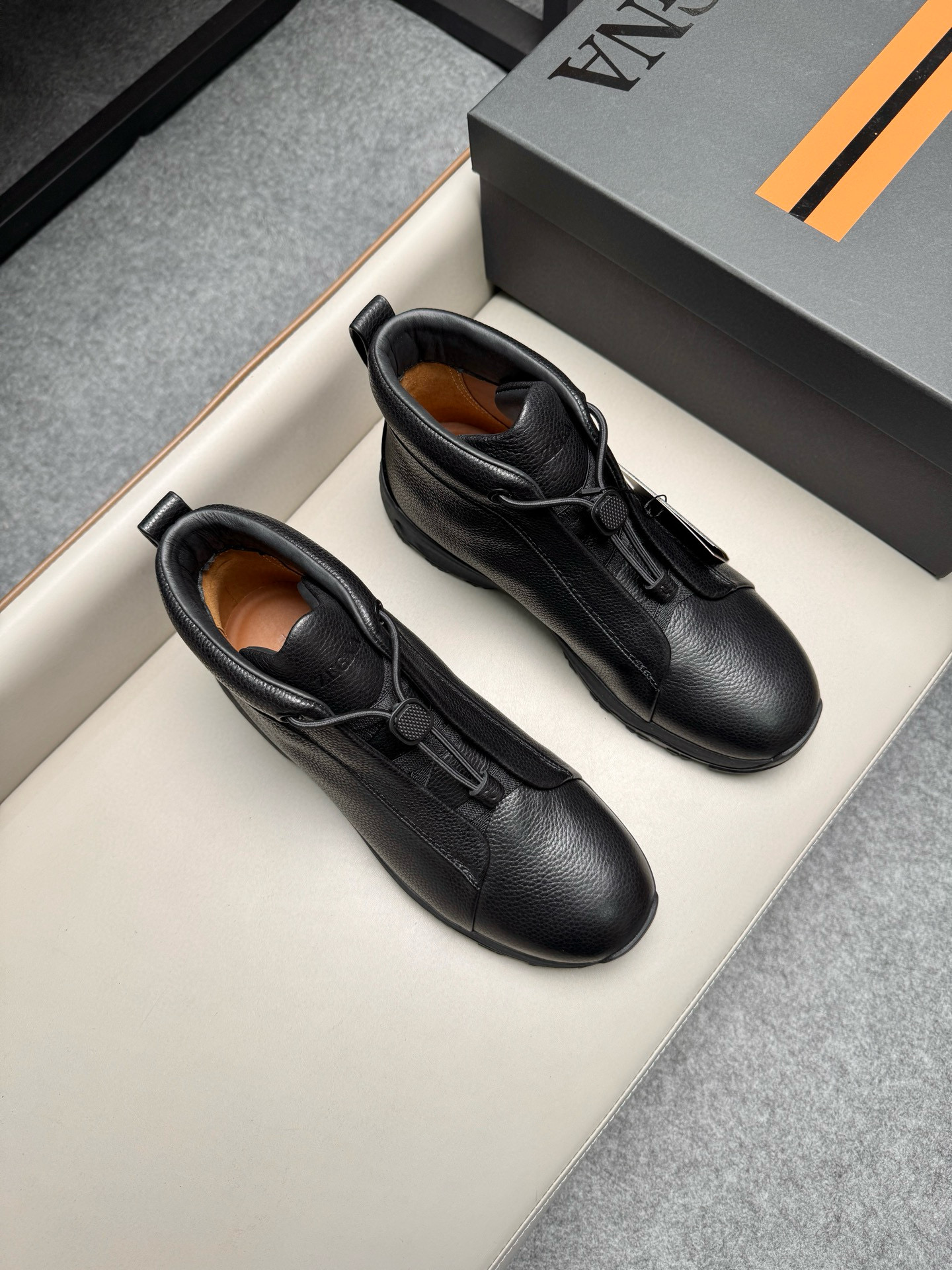 제냐 Zegna Triple Stitch TM Monte  앵클 부츠