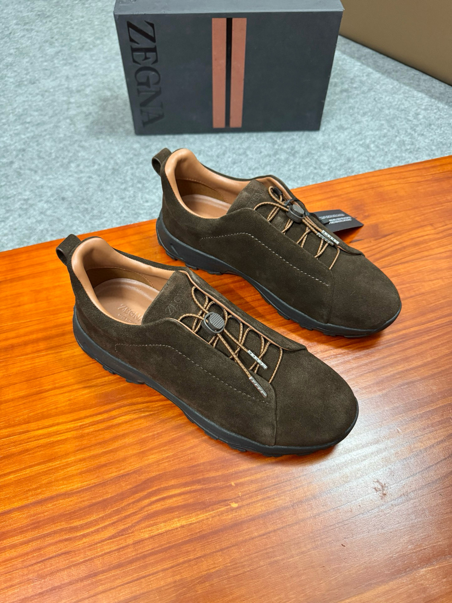 제냐 Zegna Triple Stitch TM Monte 스니커즈