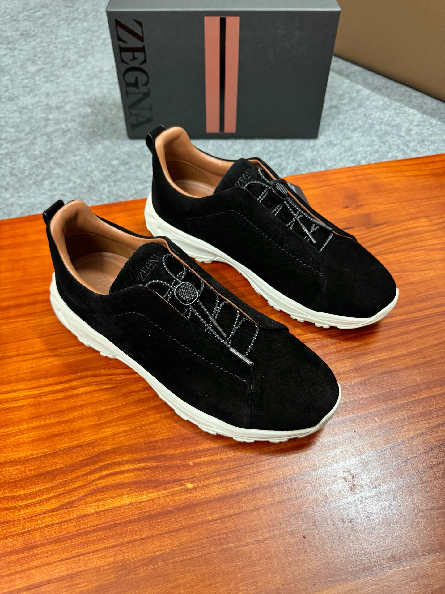 제냐 Zegna Triple Stitch TM Monte 스니커즈