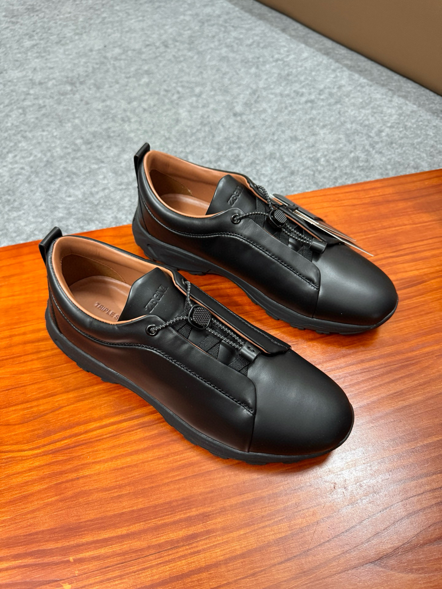 제냐 Zegna Triple Stitch TM Monte 스니커즈