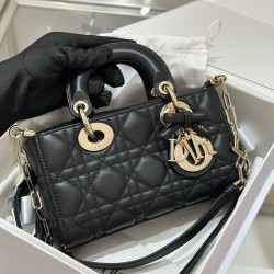 디올 Dior Lady D-Joy Micro Bag Black 16cm