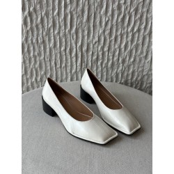 발렌시아가 Maison Margiela  Ballerina Pumps White