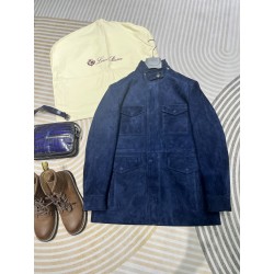 로로피아나 Loro Piana 레더자켓