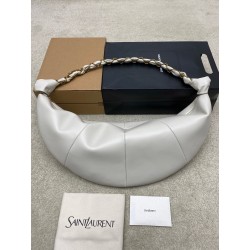 생로랑 Saint laurent YSL 862210 AMALIA hobo in lambskin White 23cm