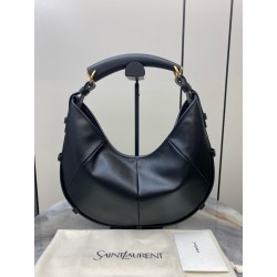 생로랑 Saint laurent YSL 862029 MOMBASA medium in leather Black 40cm
