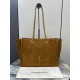 생로랑 Saint laurent YSL 871151 NIKI shopping in suede CARAMEL COGNAC 33cm